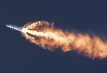Starship fotografata a 2 minuti dal decollo del test IFT-1